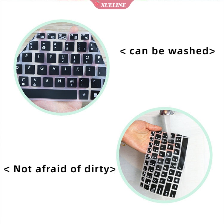 Pelindung Keyboard Laptop Bahan Silikon Ukuran 14 Inci Untuk ASUS X441 E402 A480 R417N (ZXL)