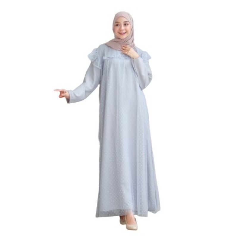 JPN GSR - AQUINA DRESS CEWEK BAJU GAMIS WANITA MUSLIM MUSLIMAH BAHAN PREMIUM KEREN TRENDY