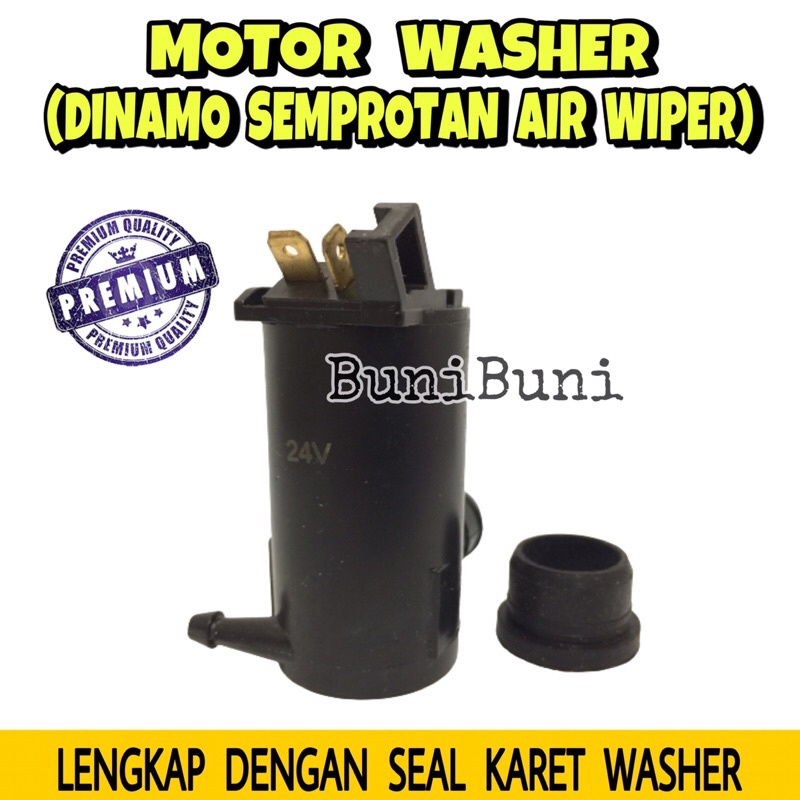 Motor Washer 24V / Dinamo Tabung Air Wiper / Semprotan Air Wiper Mobil Truk PS 100 Colt Diesel 24V