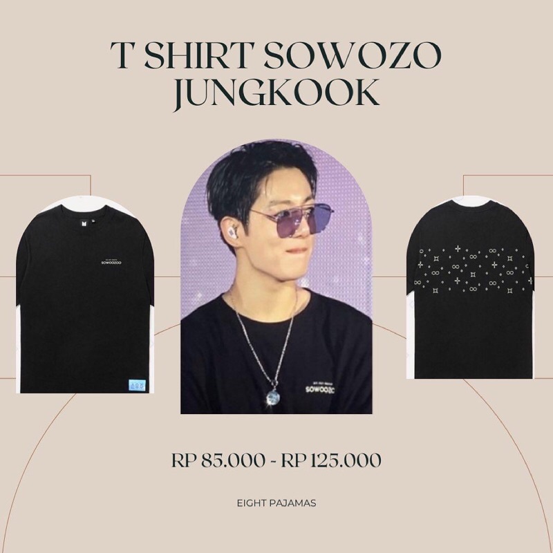 KAOS BTS JUNGKOOK SOWOOZOO UNISEX