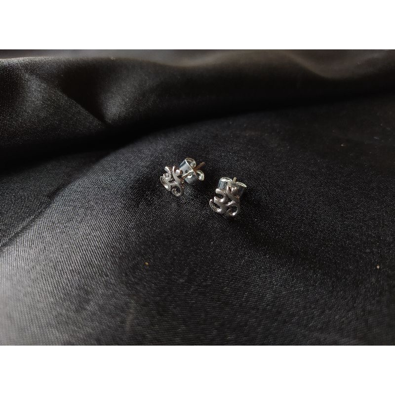 anting stud ongkara perak 925