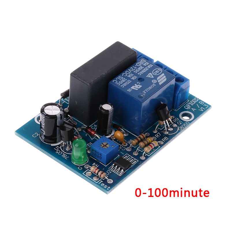 CRE  AC 220V Adjustable Timer Delay Switch Turn On/Off Time Relay Module