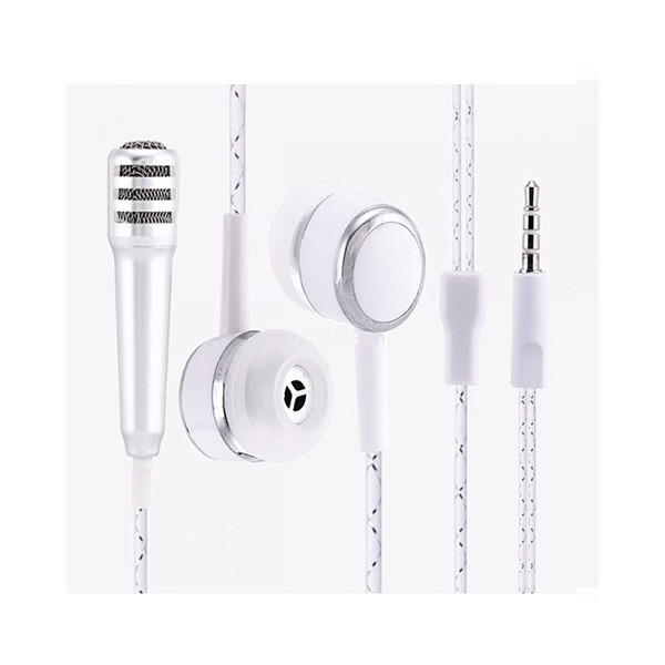 Mini Microphone + Headset Karaoke Smule Video Conference