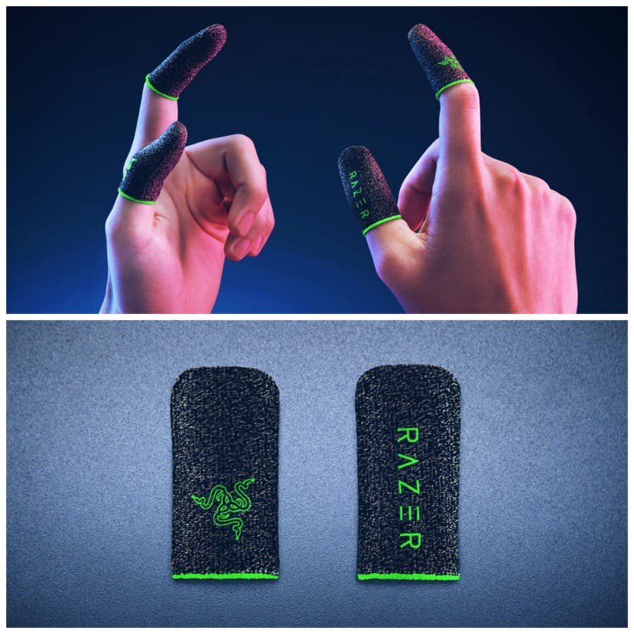 Finger Sleeve Razer For Mobile Gaming | Non-Slip | Sarung Jempol Razer