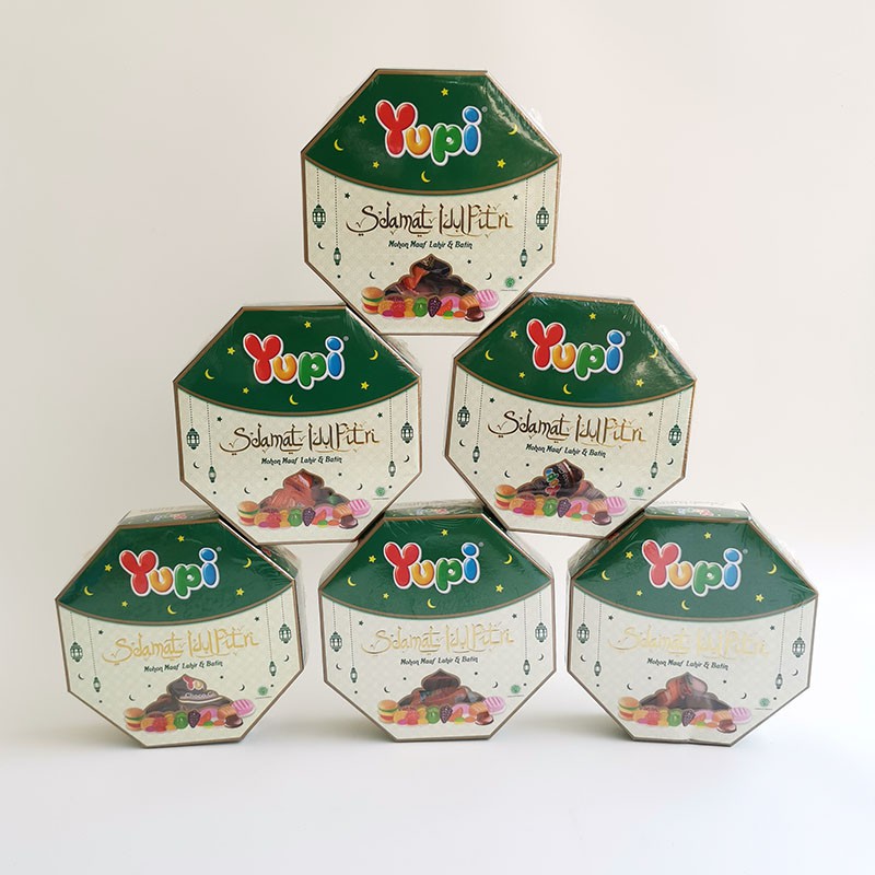 Yupi Segi 8 Paket Idul Fitri Parcel Murah Permen Yupi Lebaran Permen Jelly Yupi Festive Shopee Indonesia
