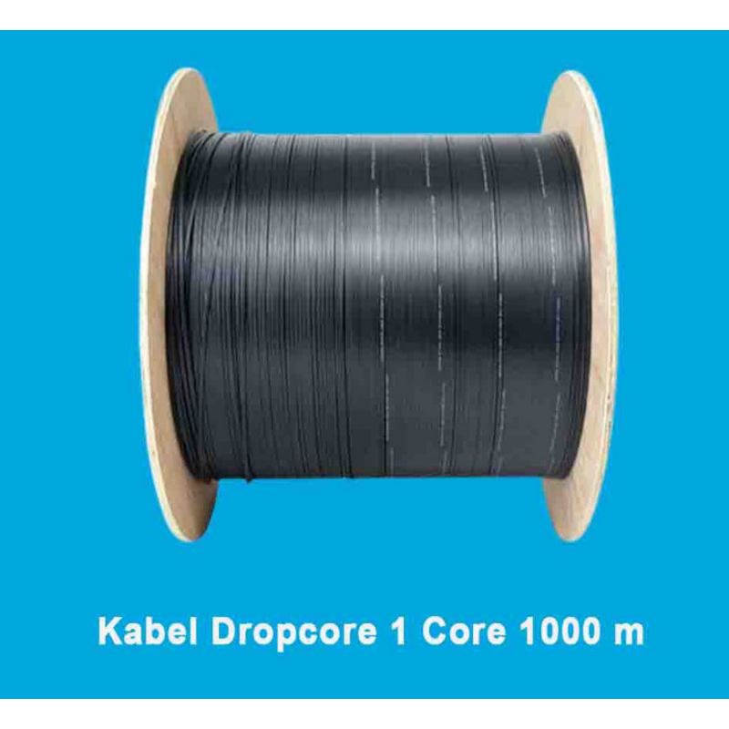 KABEL FO DROPCORE FIBER OPTIK 1000M 1 SELING/BEREL