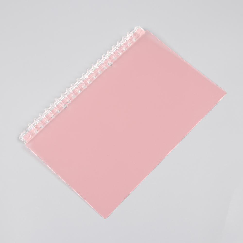 Suyo A5/B5 Loose-leaf Cover Aksesori Alat Tulis File Folder Plastik Isi Ulang20/26Lubang Ring Binder