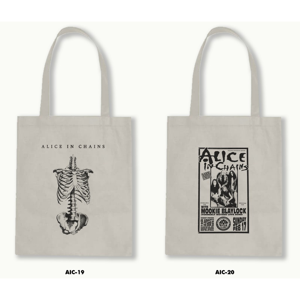 TOTE BAG BLACU - ALICE IN CHAINS .01