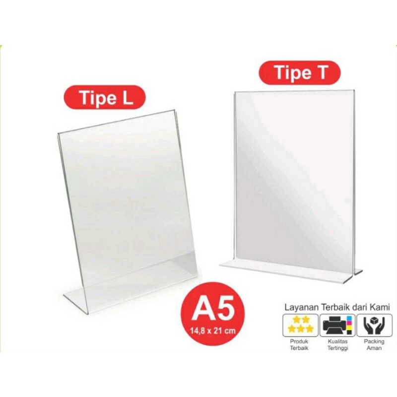

Akrilik A5 + POSTER BARCODE NO MEJA QRIS SF6