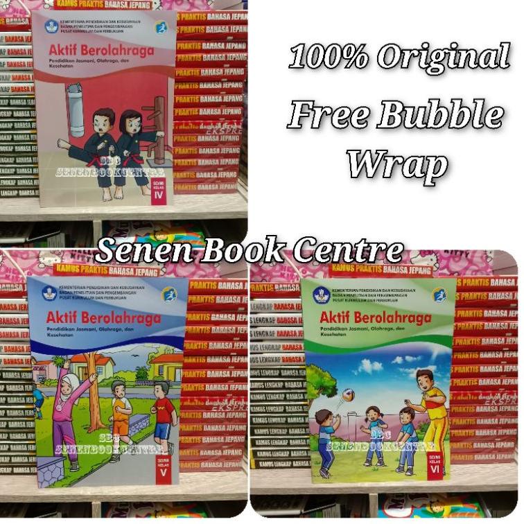 ((TERMURAH)) Buku Aktif Berolahraga Kelas 4 5 6 SD/MI K13 Kemendikbud