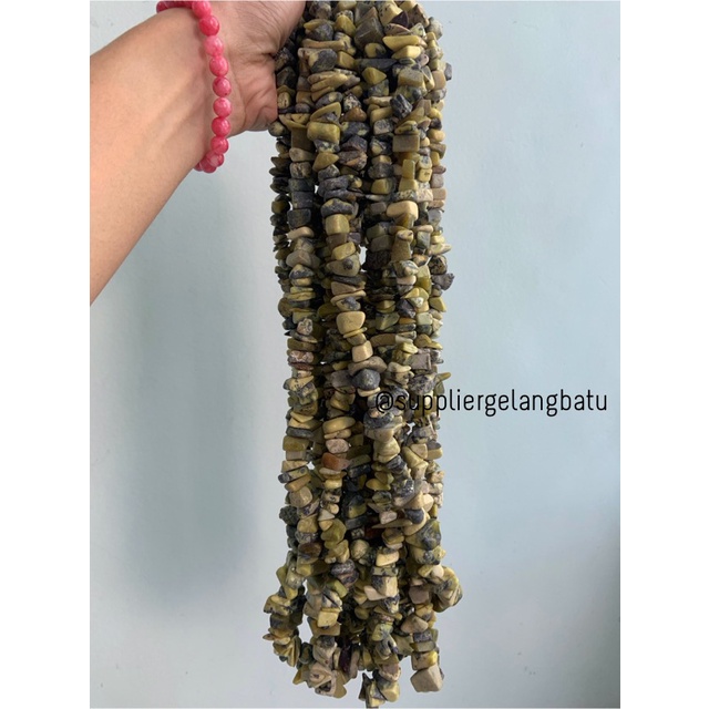 KERIKIL BESAR Batu yellow jasper DOFF 2cm KUNING kalimantan pilihan