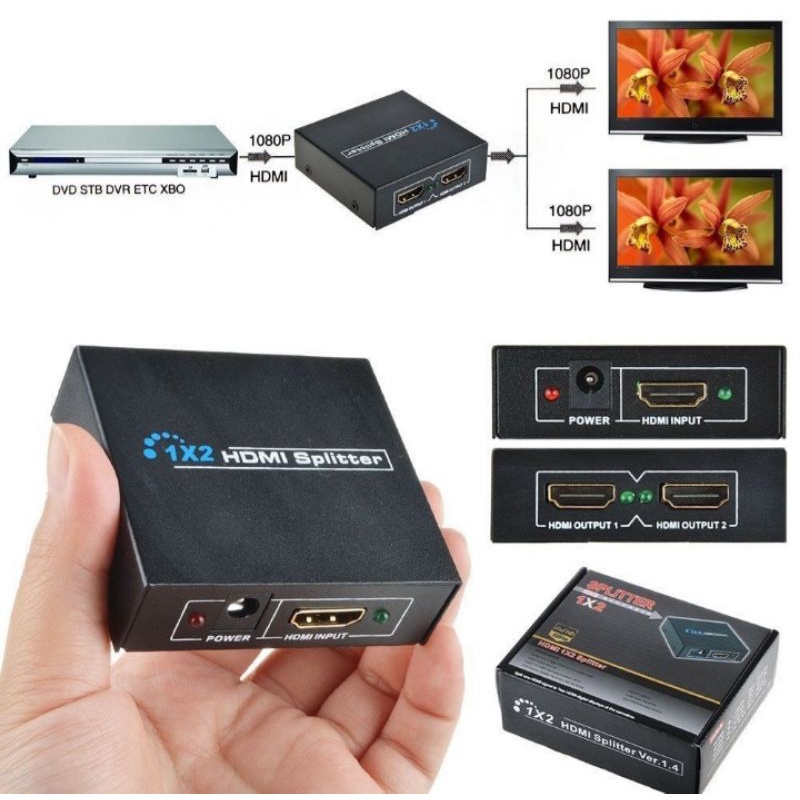 hdmi spliter 2 port nyk spliter hdmi