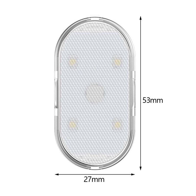 Tk 1pc Lampu Baca Led Charge Usb 5v Untuk Interior Atap Mobil