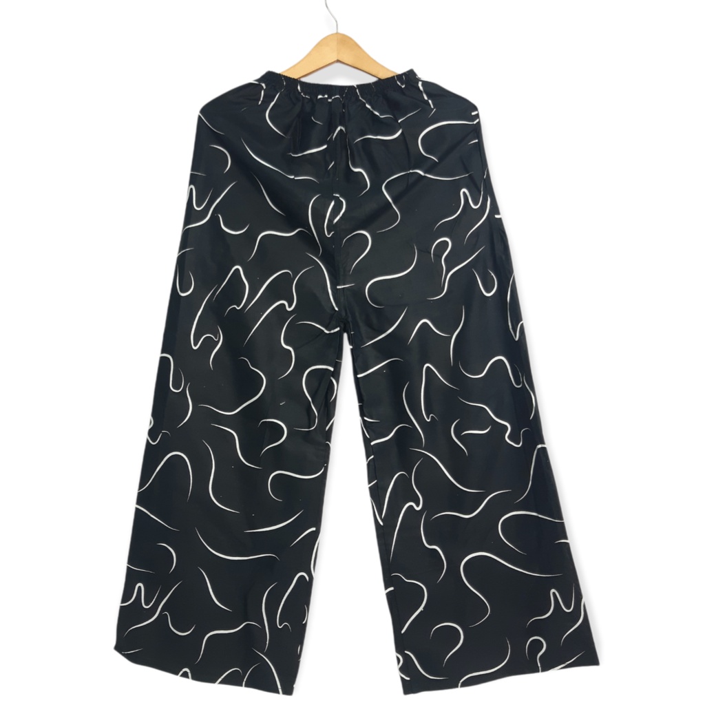 Celana Tidur Panjang Wanita Katun Rayon Motif Tie Dye