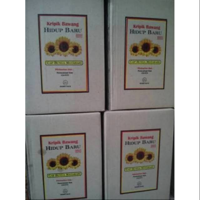 Kripik Bawang Hidup Baru Cap bunga matahari