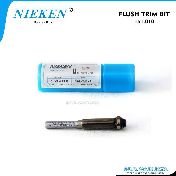 Nieken Router Bits 151-010 ( Mata Profil Trimming / Lft Bit 9,5Mm ) - Grosir  Murah 