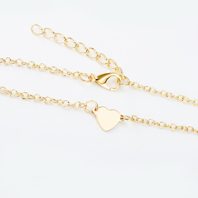 Simple and sweet all-match heart-shaped love peach heart bracelet