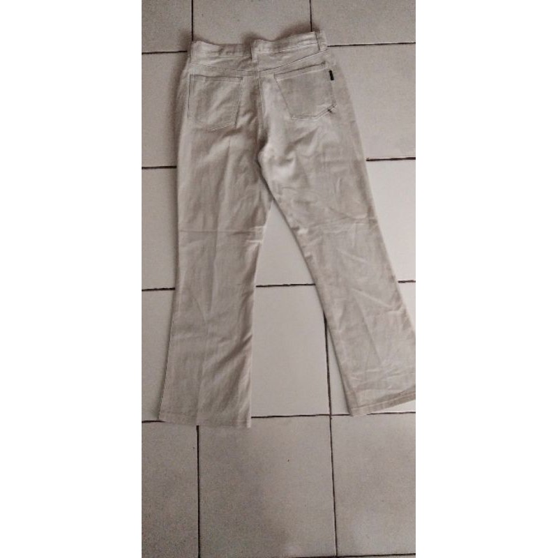  Celana  Jeans  putih dan abu  abu  Thrifting Shopee Indonesia