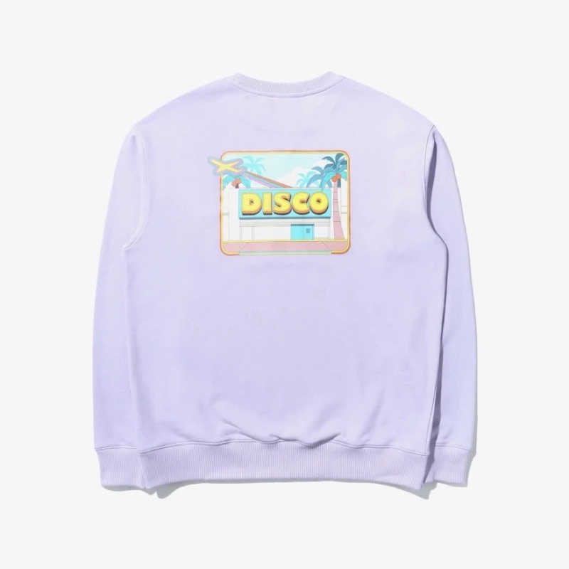 [READY STOCK] BTS Jungkook Fila X Dynamite Sweatshirt Sweater Hoodie