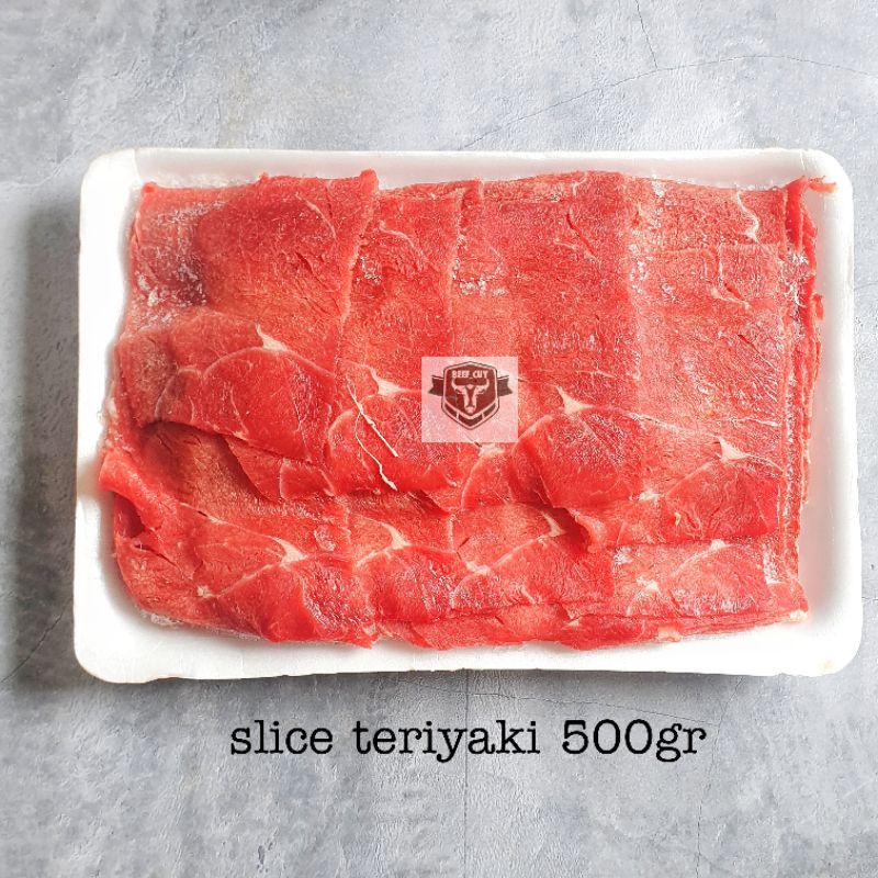 

daging slice / daging sapi slice non lemak / daging teriyaki / daging slice bbq 500gr