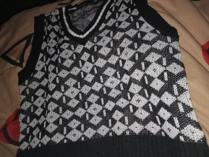 New Vest/rompi Ketupat Rajut  Korean Style Premi Get 7/ Vest Rompi Motif / Vest V-neck