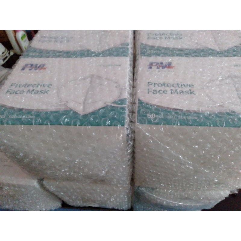 Masker PM Medis KN95 4 Ply Protective Mask Consumer Disposable 1 Box Isi 50 Pcs Efektif Menyaring Vi