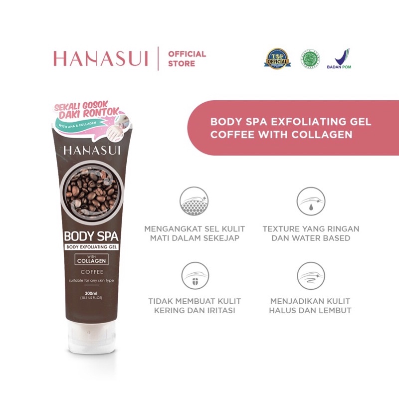 HANASUI BODY GEL SPA COFFE