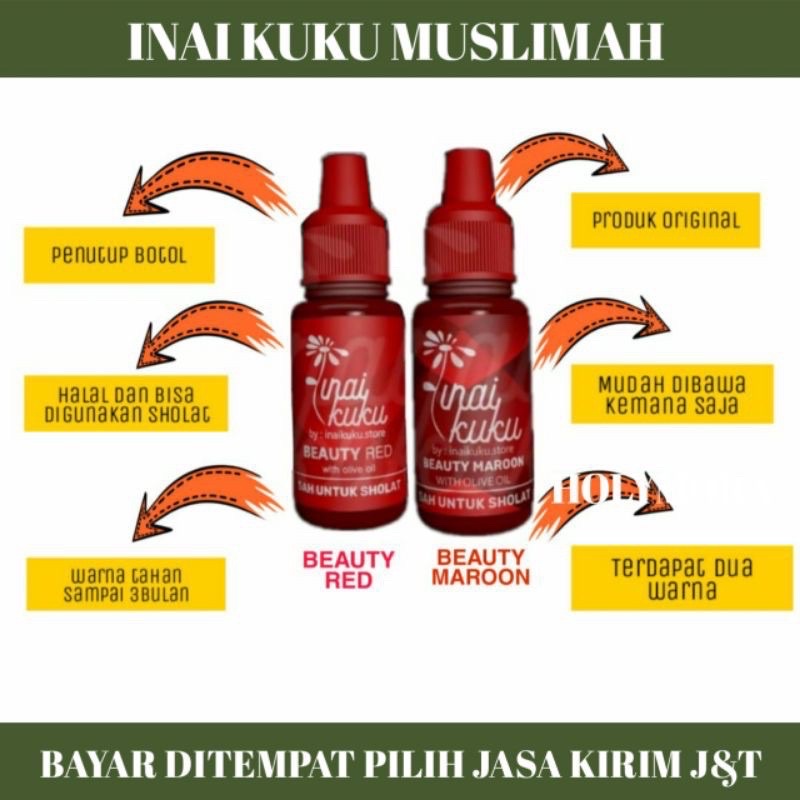 INAI INNAI KUKU MUSLIMAH HALAL &amp; BPOM (ISTANA.COSMETICS)