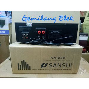 Unik Power Amplifier Karaoke SANSUI KA 288 BLUETOOTH Limited