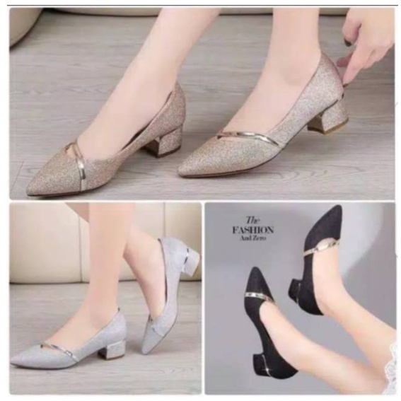 SANDAL PANTOFEL KANTOR WANITA KOREA TM 14