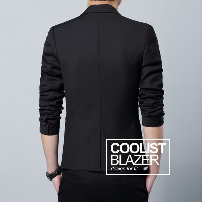 NEW BLAZER PRIA COOLIST BLACKSTYLE FULL HIGH TWIST CASUAL BODYFIT KOREA STYLE NIKAYU