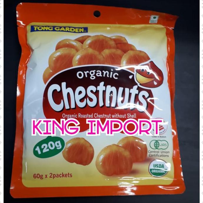 

TONG GARDEN ORGANIC CHESNUTS 120 GRAM/KACANG PROMO