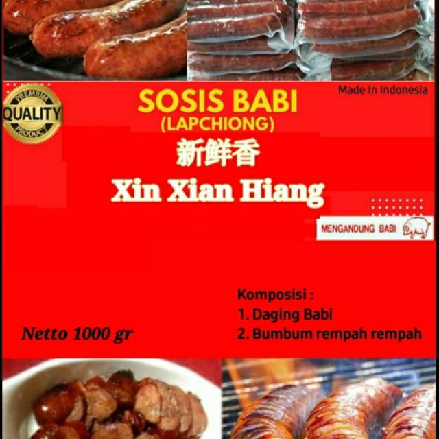 

Sosis Babi premium Lapchiong 1kg