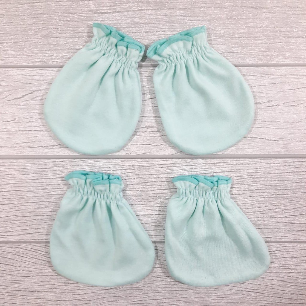 SALE !!! Sarung Tangan Bayi Set Nia Premium Polos- Sarung Tangan Bayi Murah / Sarung Tangan