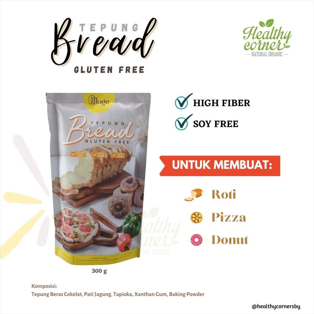 

[MAREM] MUGO - BREAD FLOUR TEPUNG ROTI GLUTEN FREE PREMIX 300G