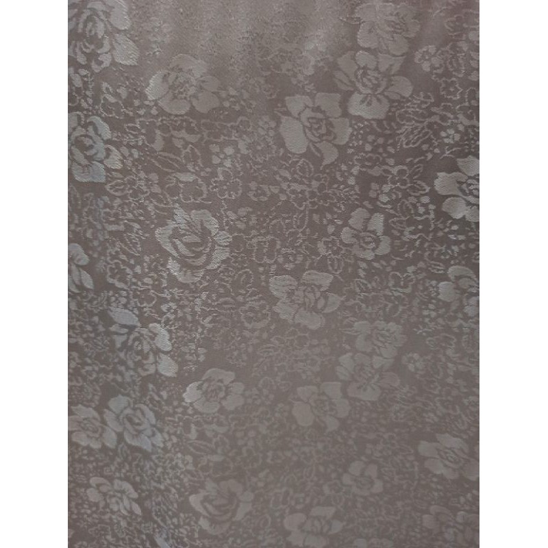 Kain Jacquard jaguar semi sutra silk kilap silver lebar 115 cm