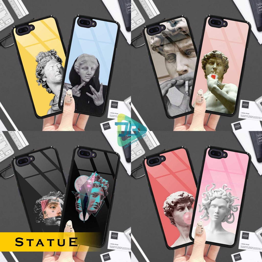 HARDCASE 2D GLOSSY STATUE OPPO VIVO XIAOMI SAMSUNG REALME IPHONE ALL TYPE JB4698