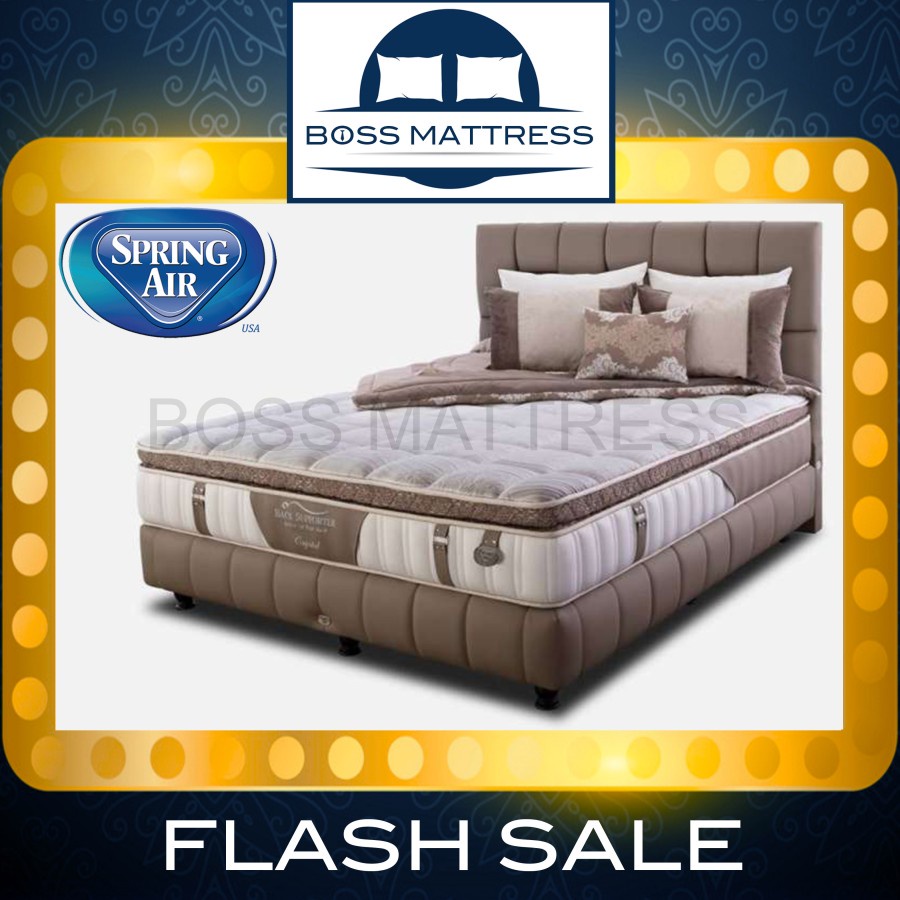SPRING AIR SpringBed CRYSTAL ( Hanya KASUR / Full SET ) 160 180 200 120 100