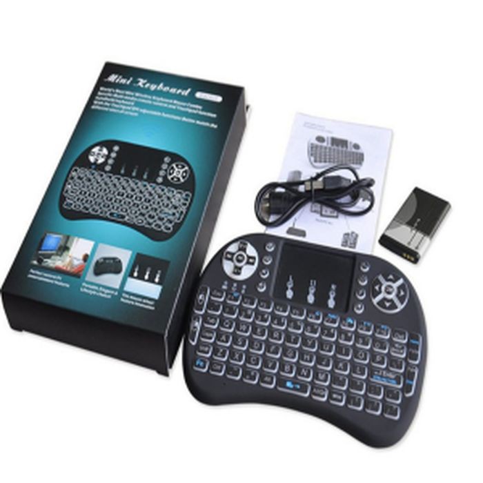 Mini Wireless Keyboard Rechargeable Remote Control Touchpad