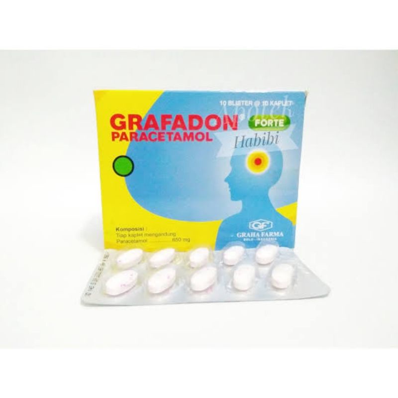 Grafadon Forte/ Obat Demam/ Sakit Kepala/ Sakit Gigi/ Nyeri