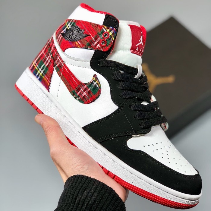 jordan ones plaid