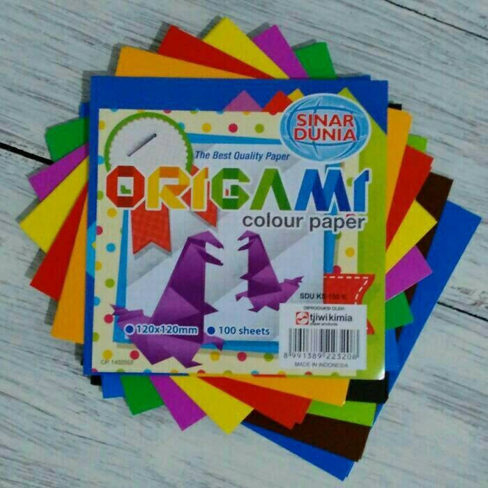 

Senikertas- Kertas Warna Origami 12Cm X 12Cm -Kertas-Seni.