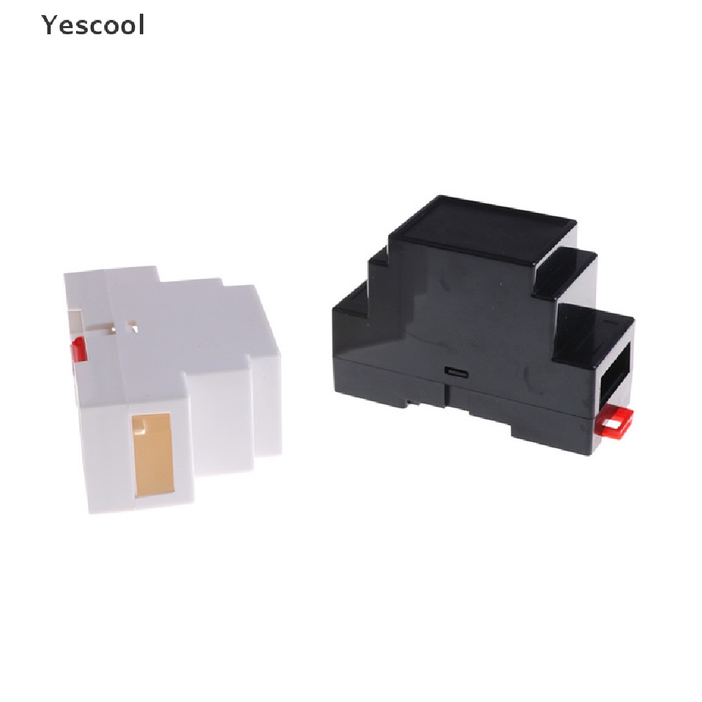 Yescool Kotak Case DIN Rail Elektronik Bahan Plastik Ukuran 88x37 X 59mm