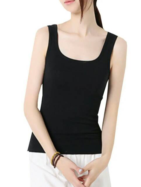 TANK TOP/ SINGLET TALI LEBAR / 1 KG MUAT 10 PCS