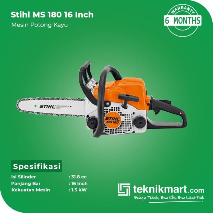 Harga Chainsaw Stihl Ms 180 Terbaru November 21 Biggo Indonesia