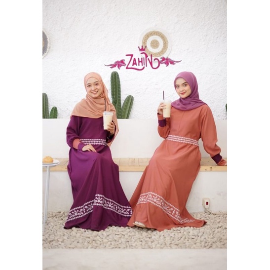 ZAHIN ORI VIONA DRESS // Gamis Itycrepe // Gamis itycrep // Gamis muslimah