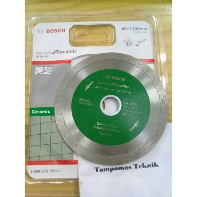 Mata Pisau Kramik Bosch 4" Standar For Ceramic Mata Gerinda Kramik