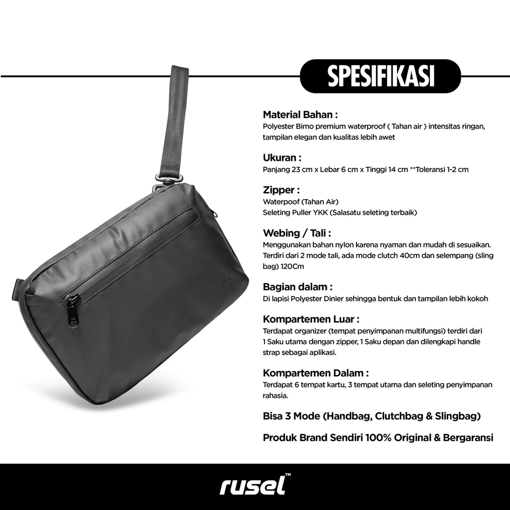 RUSEL BASIC I Handbag Arka