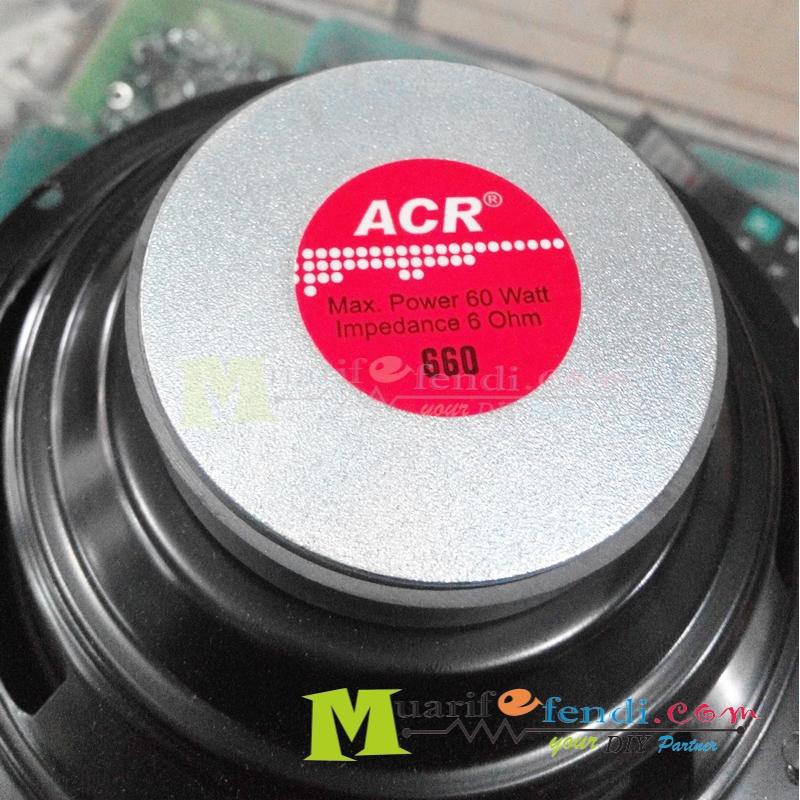 Speaker Woofer 6 inch ACR 660 ACR660 speaker aktif power amplifier