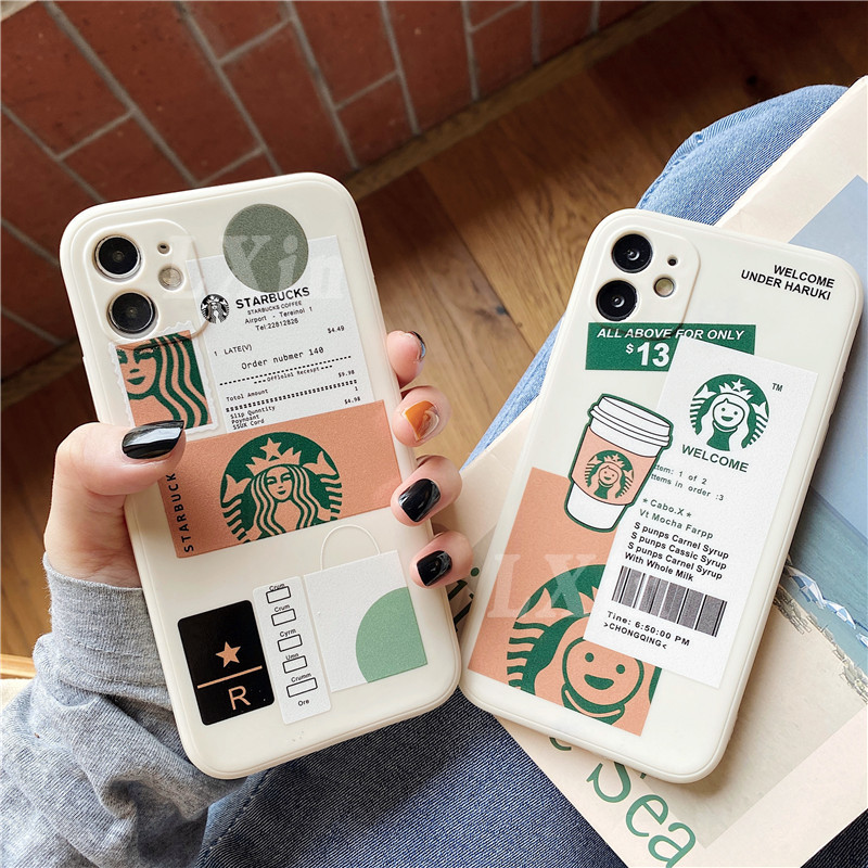 Fashion Casing Realme 8I 8 Pro C12 C15 C11 C3 7i 6i 6 5 5i 5s 6s Narzo 20 Pro Narzo 30A INS Starbucks Soft Tpu Case